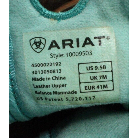 Ariat Fatbaby Cowgirl Boots Womans 9.5B Brown White Camouflaged Leather Western - Picture 11 of 11